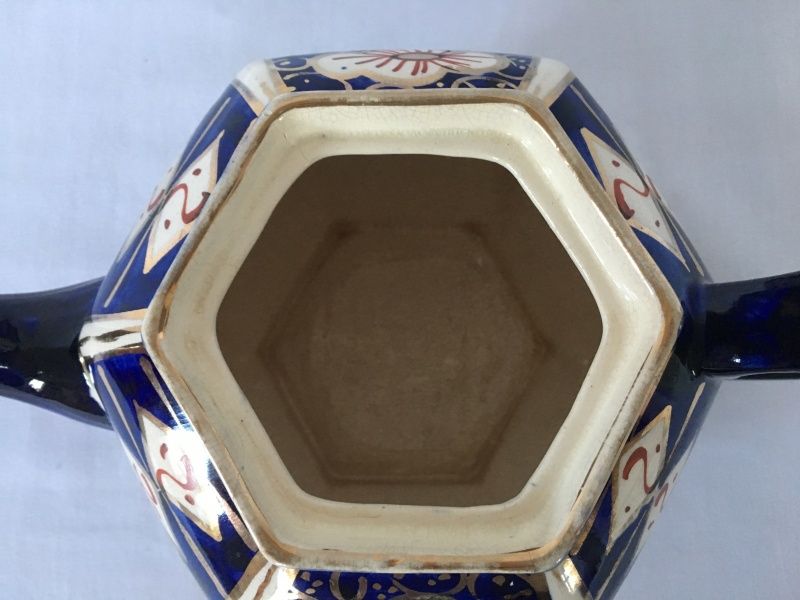 Engelsk Tekanne i Imari-farger
